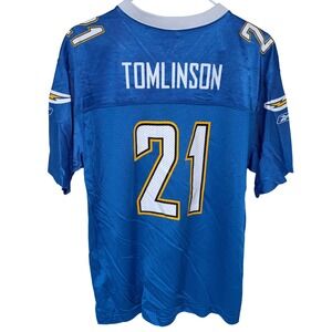 Reebok Chargers LaDainian Tomlinson Football Jersey Adult Small Youth XL Blue